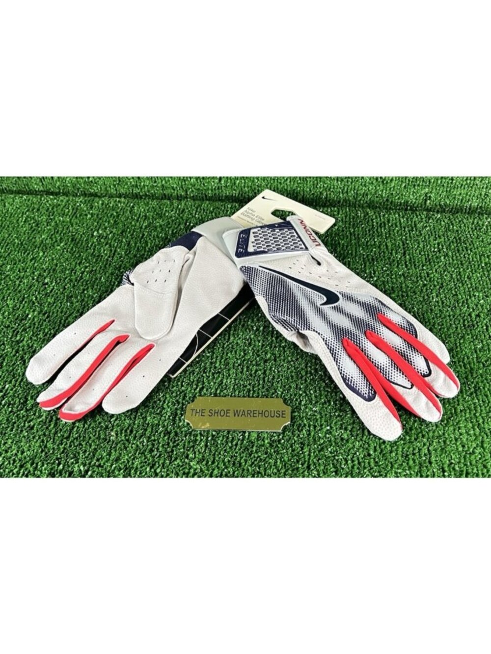 Nike Alpha Elite Batting Gloves UConn Huskies PE Connecticut FB4192-094 Size XL